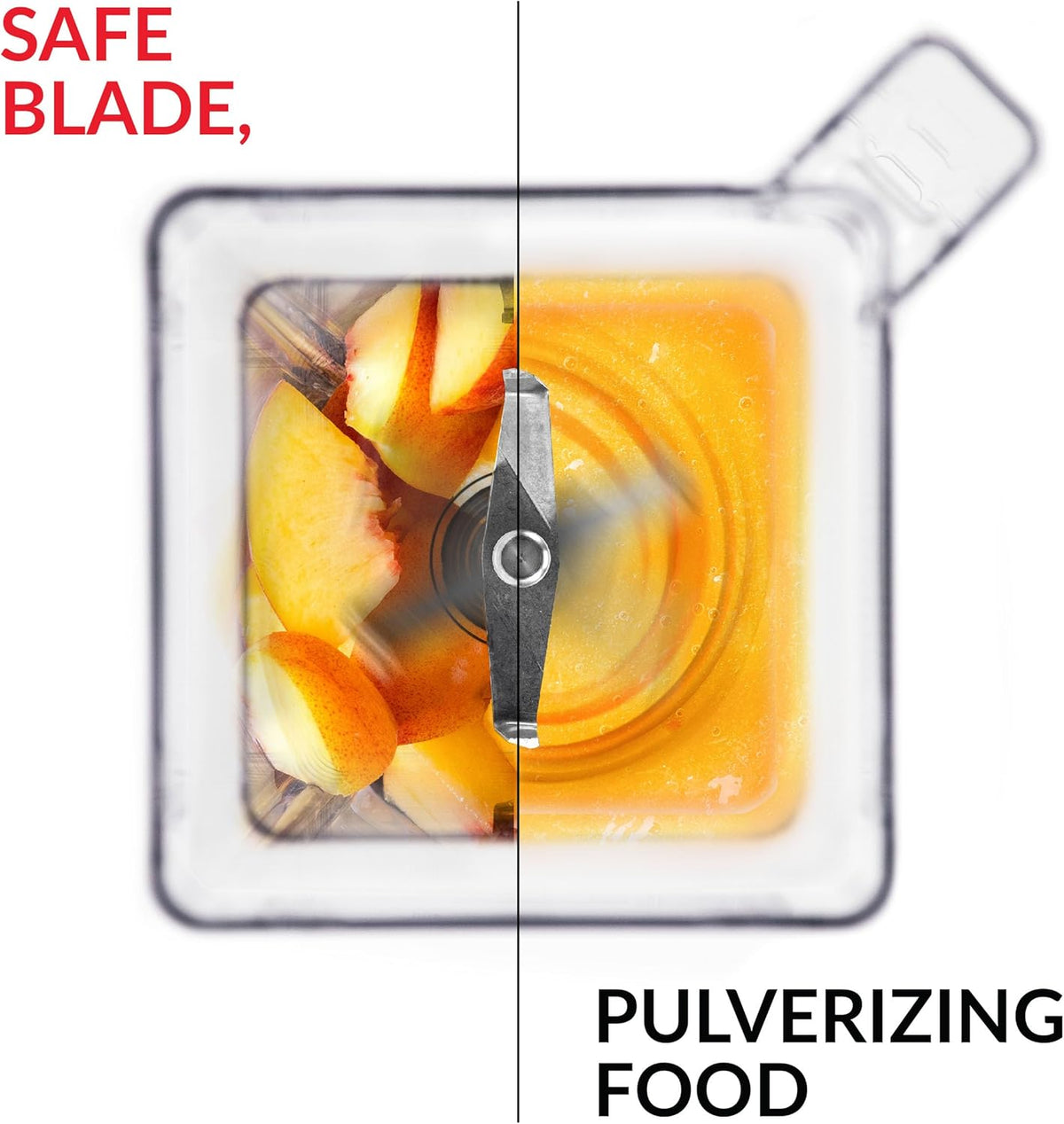 Blendtec Total Classic Original Blender and 75 oz FourSide Blender Jar - Kitchen Blender Bundle - Red - PuriLite