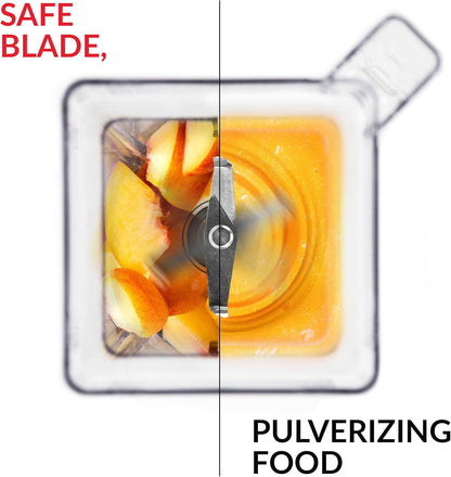 Blendtec Total Classic Original Blender and 75 oz FourSide Blender Jar - Kitchen Blender Bundle - Red - PuriLite