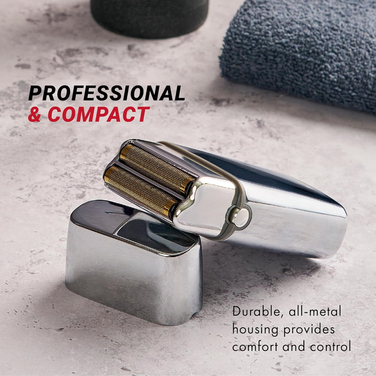 BaBylissPRO FoilFX Cord Cordless Metal Double Foil Shaver - PuriLite