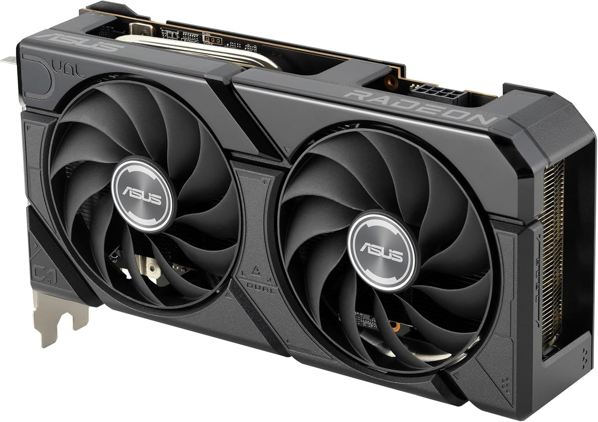 ASUS Prime Radeon™ RX 9060 XT 16GB GDDR6 OC Edition Graphics Card (PCIe 5.0, HDMI/DP 2.1, 2.5-Slot Design, axial-tech Fans, Dual Ball Fan Bearings, Dual BIOS, ASUS GPU Guard) - PuriLite