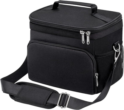 Insulated Lunch Bag for Women/Men Reusable Lunch Box Tote Bag, Large Thermal Cooler Bag with Adjustable Shoulder Strap for Kids and Adult,for Work/School/Outdoor Activity - PuriLite