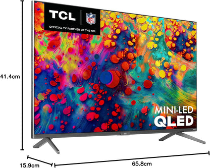 TCL 55-Inch QM6K Series QLED 4K Smart QD-Mini LED TV with Google TV (2025 Model) New Halo Control System, LD500 Precise Dimming Series, High Contrast HVA Panel, 144Hz Native Panel Refresh Rate - PuriLite