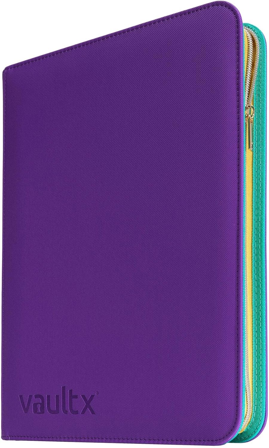 Vault X 12 Pocket Trading Card Zip Binder, 480 Cards, Compatible with Pokemon Scarlet & Violet Set, Exo-Tec Album Material, 20 Side-Loading Pages, Folder for Collectible TCG (SV1) - PuriLite
