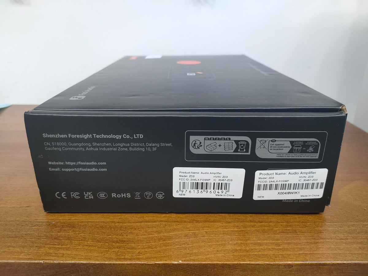 Fosi Audio ZD3 Desktop DAC Preamp, Fully Balanced Digital to Analog Audio Converter with ES9039Q2M for Home Stereo Amplifier, Bluetooth/USB/Optical/Coax/TV HDMI ARC Input, XLR/RCA Output with Remote - PuriLite