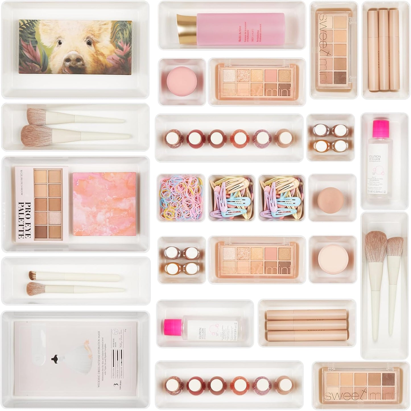 Purilite Select Clear Drawer Organizer Set - PuriLite