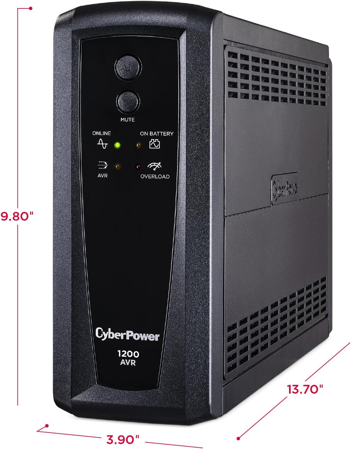 CyberPower CP685AVRG AVR UPS System, 685VA/390W, 8 Outlets, Compact - PuriLite