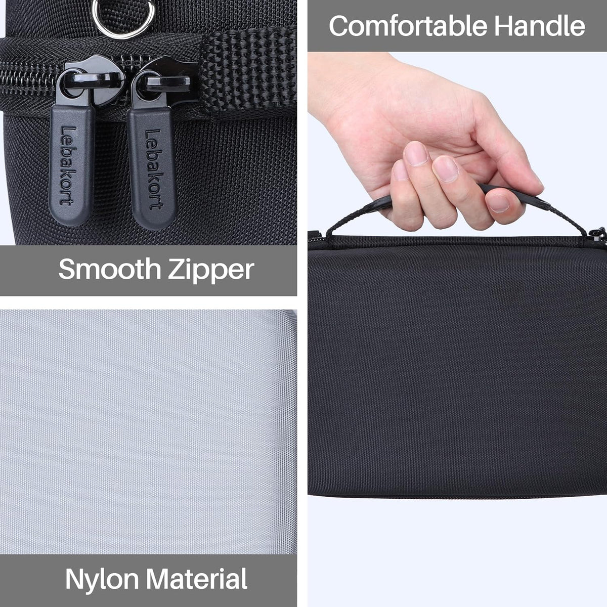 Lebakort Storage Case Compatible with Bose SoundLink Home Bluetooth Speaker (Light Silver Case) - PuriLite