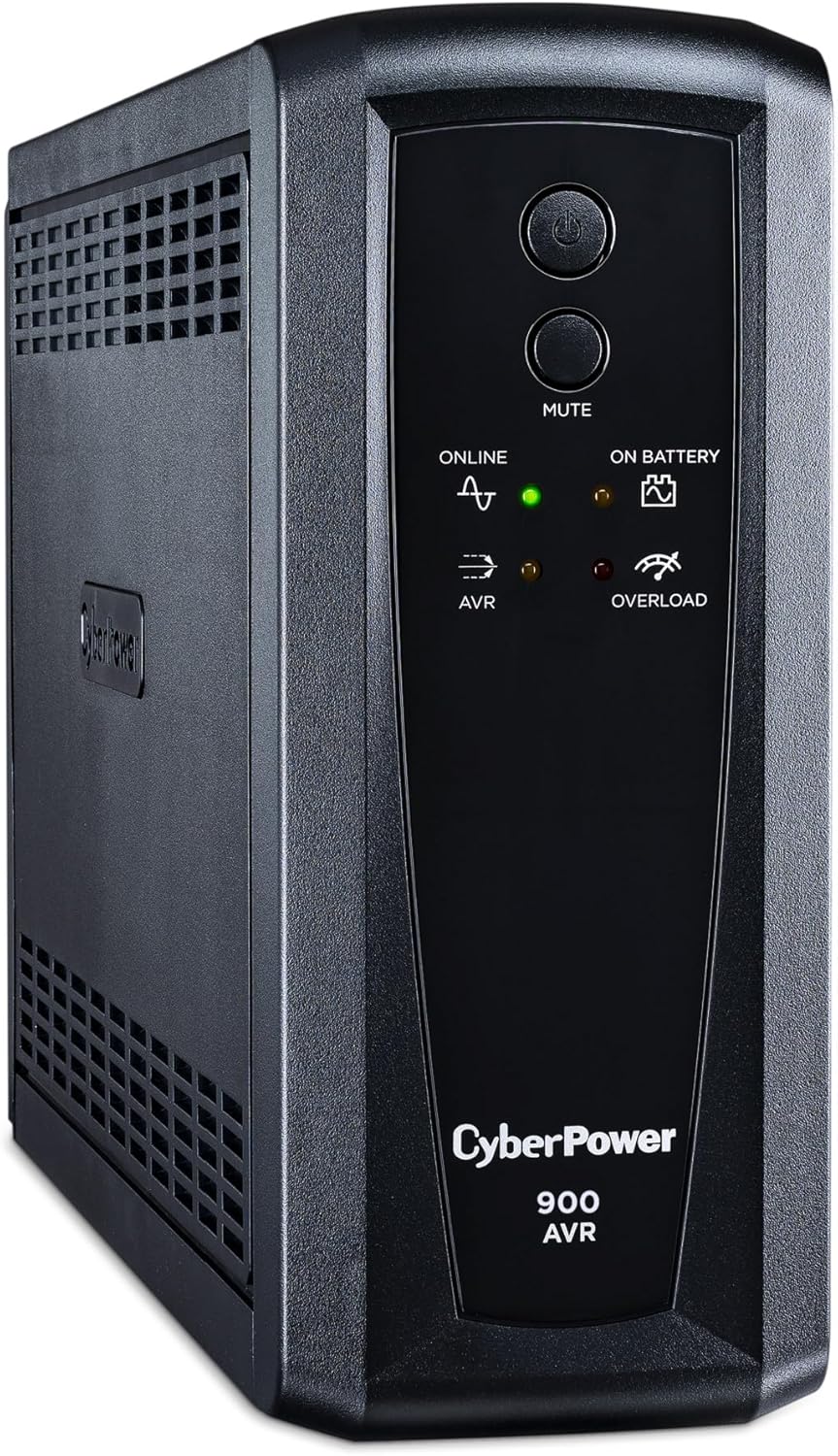 CyberPower CP685AVRG AVR UPS System, 685VA/390W, 8 Outlets, Compact - PuriLite