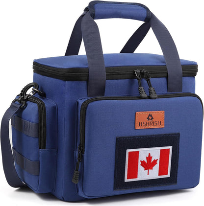 HSHRISH Tactical Large Lunch Bag for Men,Leakproof Insulated Lunch Box, Durable Soft Cooler Bag with Shoulder Strap Lunch Pail for Work Shifts Outdoor - PuriLite