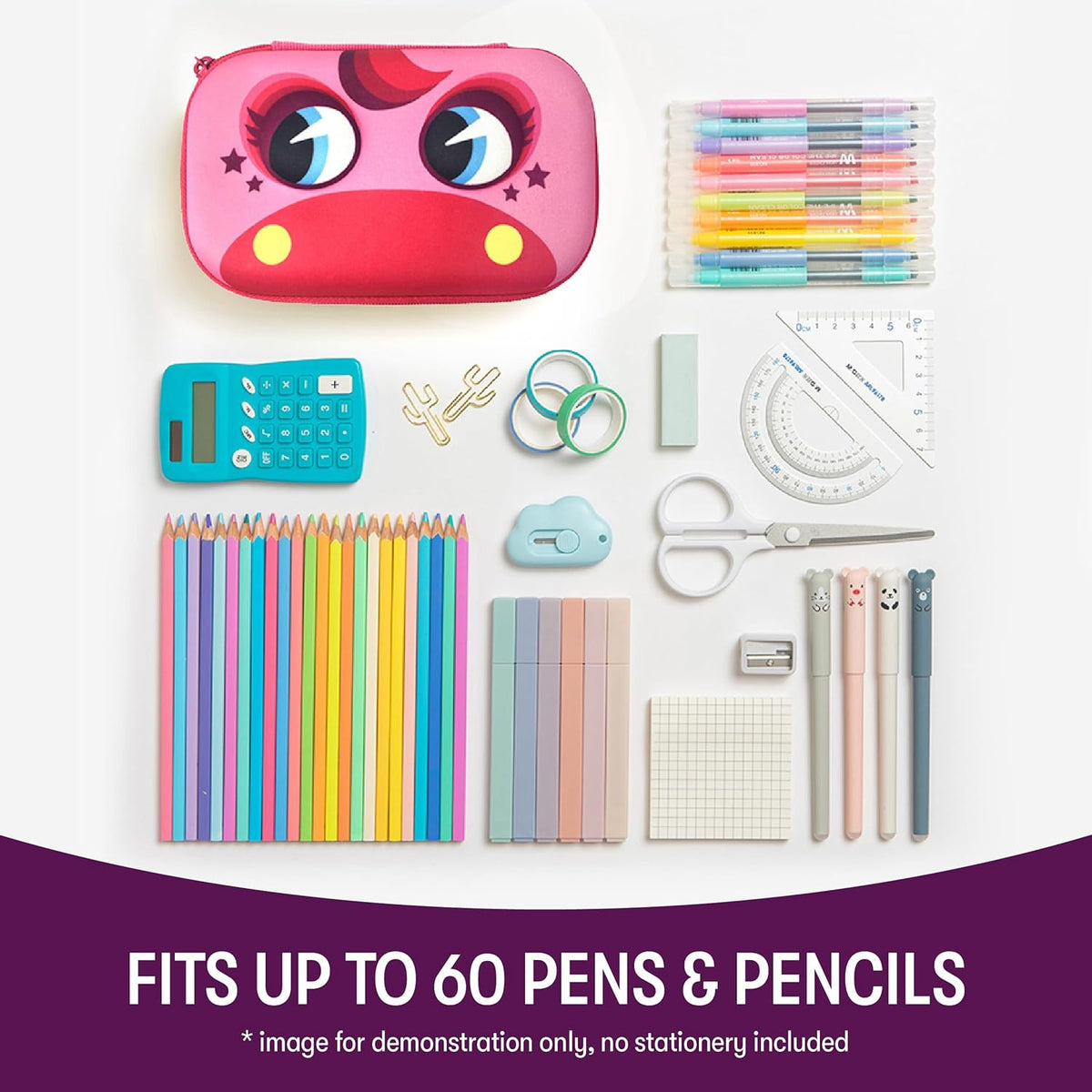 ZIPIT Beast Pencil Box for Kids | Pencil Case for School | Organizer Pencil Bag | Large Capacity Pencil Pouch (Red) - PuriLite