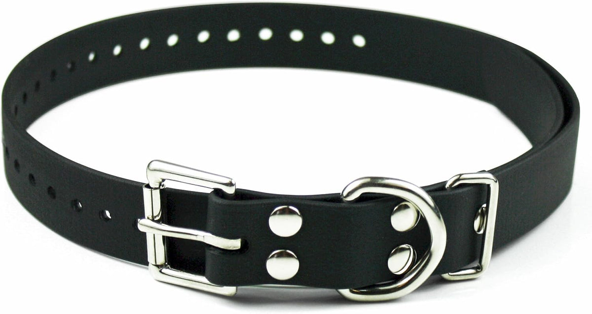 Educator ET-BUC034 Biothane Collar, 3/4-Inch, Black - PuriLite