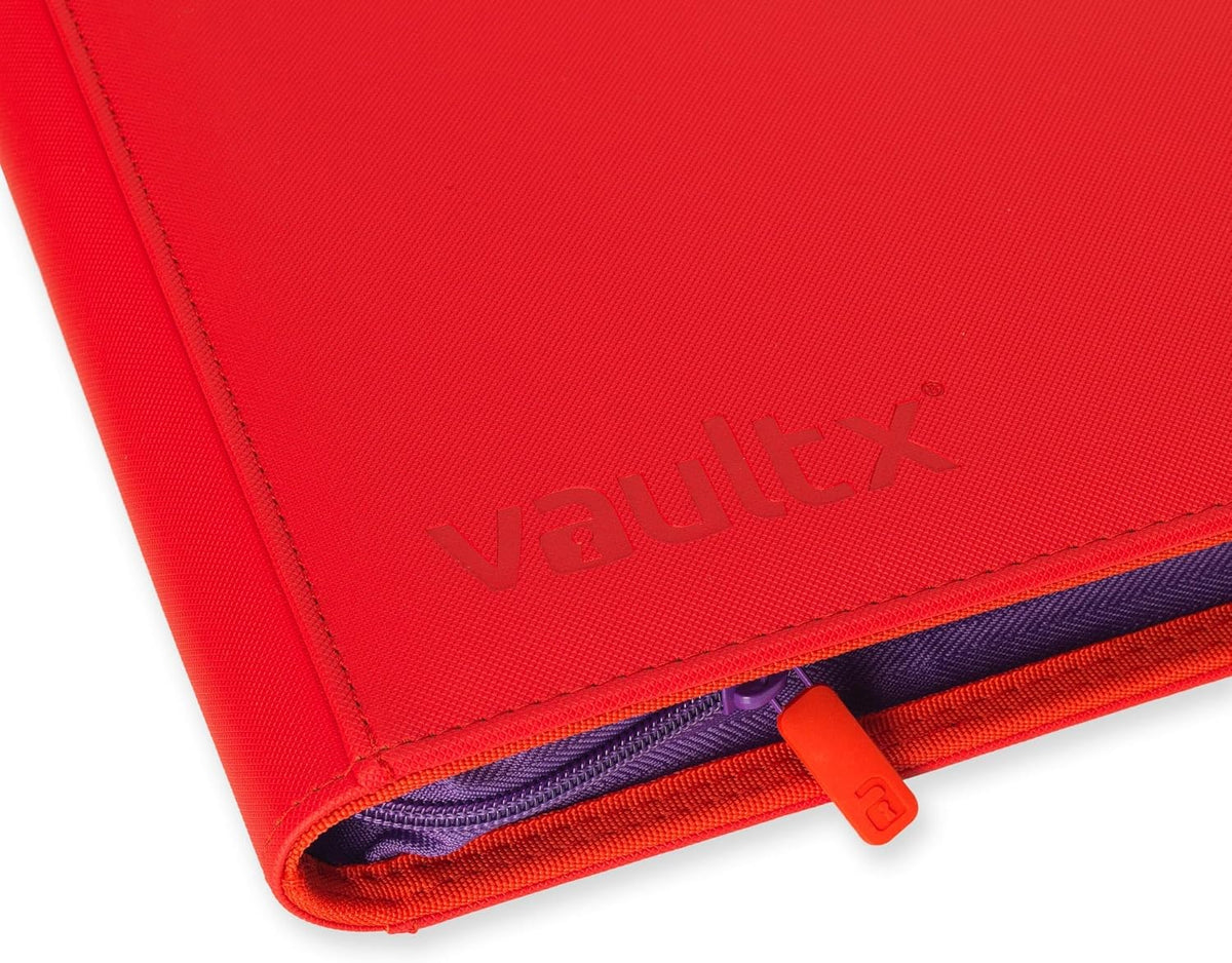 Vault X 12 Pocket Trading Card Zip Binder, 480 Cards, Compatible with Pokemon Scarlet & Violet Set, Exo-Tec Album Material, 20 Side-Loading Pages, Folder for Collectible TCG (SV1) - PuriLite