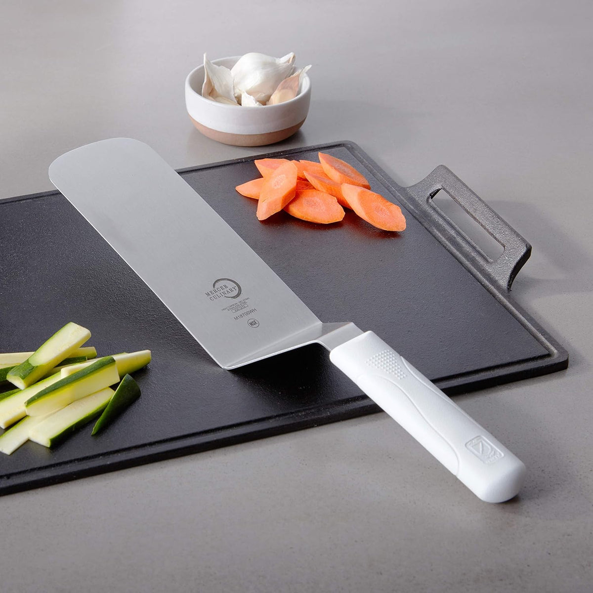 Mercer Culinary M23860 Millennia Black Handle, 8.5-Inch Narrow, Fillet Knife - PuriLite