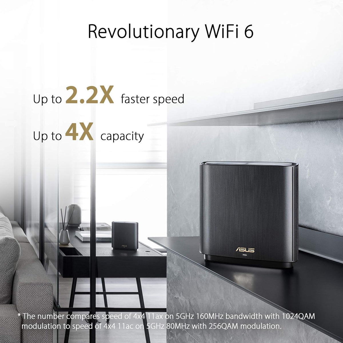 ASUS ZenWiFi XT9 AX7800 Tri-Band WiFi 6 Mesh System, Covearge up to 5700 sq ft, Subscription-Free Network Security, Advanced Parental Controls, 4G & 5G Mobile Tethering, VPN, Easy Setup, 2.5G Port - PuriLite