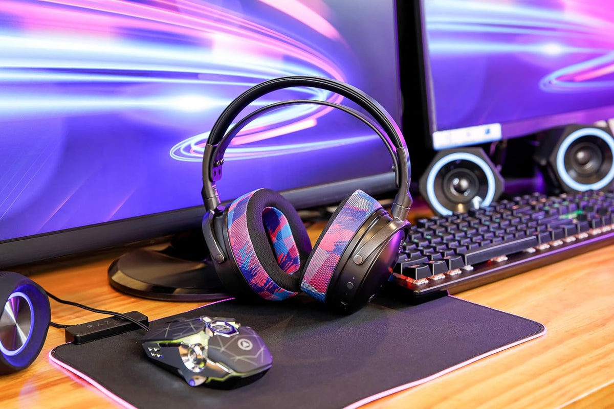 WC Freeze Maxwell - Cooling Gel Replacement Earpads for Audeze Maxwell Headphones by Wicked Cushions - Elevate Comfort, Durability, Thickness & Sound Isolation for Epic Gaming Sessions | Black - PuriLite