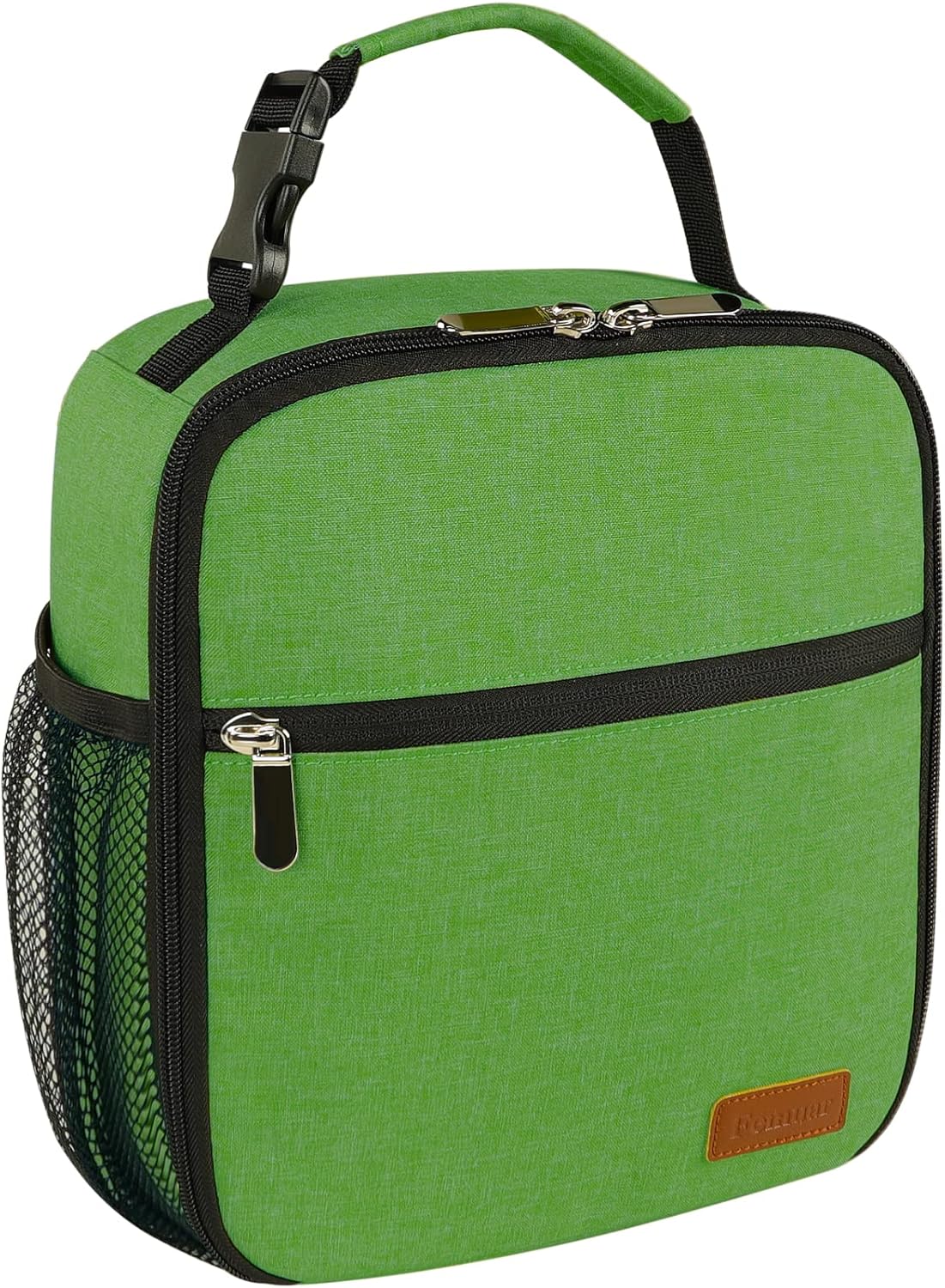Lunch Box for Men Women Adults Small Lunch Bag for Office Work Picnic - Reusable Portable Lunchbox, Black - PuriLite