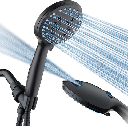 Purilite Select 8-Setting Handheld Shower Head – High Pressure, Self-Cleaning, Total Shower Hygiene System - PuriLite