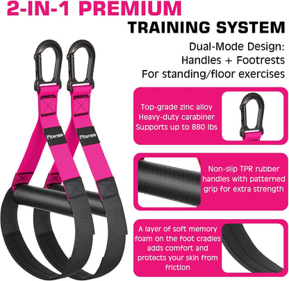 Fitense Suspension Training Kit, Suspension Trainer System for Full Body