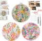 Purilite Select 3-Sets Flower Embroidery Kit - PuriLite