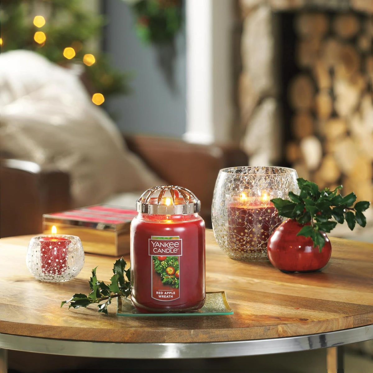 Yankee Candle Scented Candle, Sage & Citrus, Original Large Jar Candle, 110-150 Hours of Burn Time, 22 oz. - PuriLite