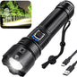Flashlights High Lumens,990000 Lumens Rechargeable Flashlight,Super Bright Flashlights with 5 Modes,Waterproof Powerful Flash Light Suitable for Camping,Exploration,Hiking - PuriLite