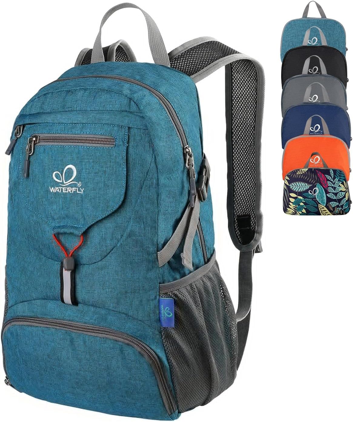 WATERFLY Hiking Backpack 20L Foldable Travel Backpack Lightweight Hiking Daypack for Outdoor Cycling Camping - PuriLite