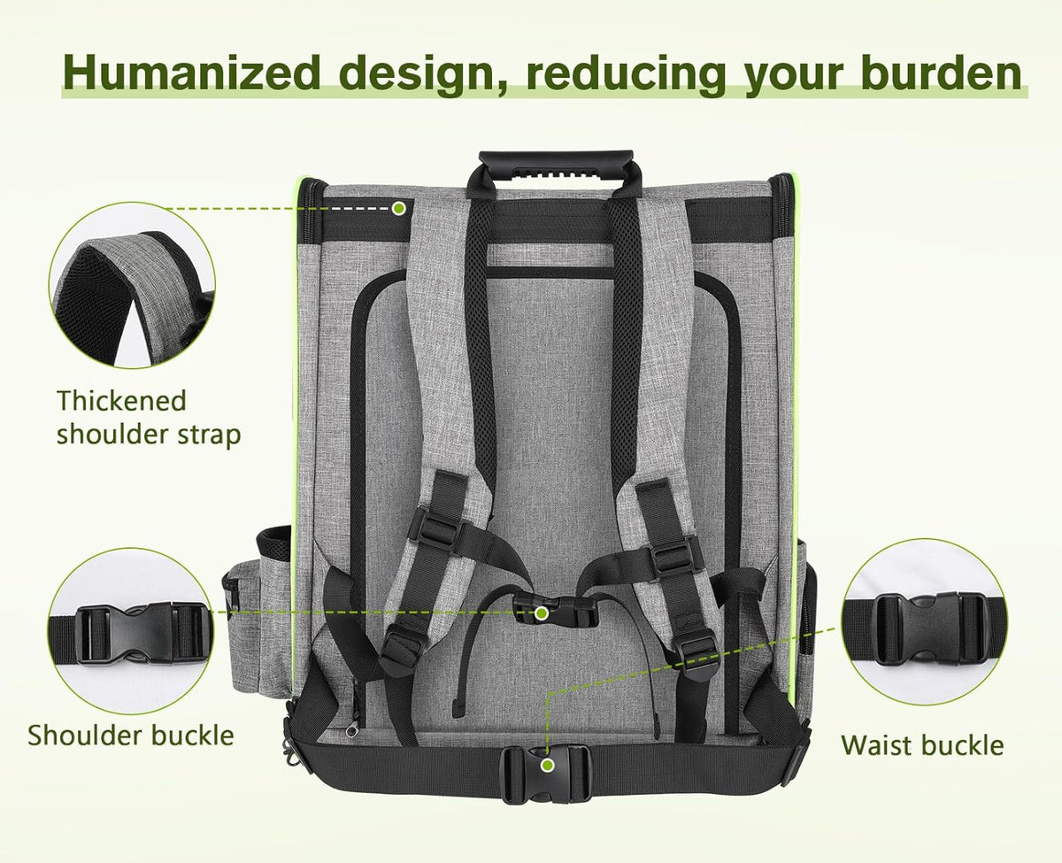 Pecute Pet Carrier Backpack, Dog Carrier Backpack Expandable with Breathable Mesh for Pets ＜6kg, Pet Backpack Carrier for Hiking Travel Camping Outdoor - PuriLite