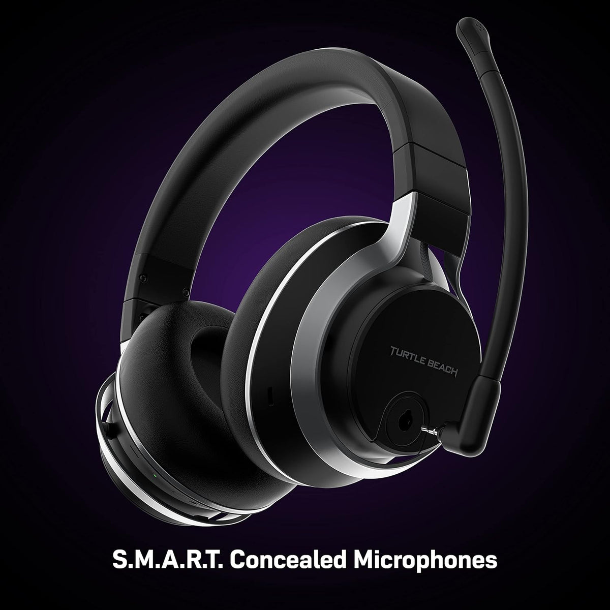 Turtle Beach Stealth Pro Multiplatform Wireless Noise-Cancelling Gaming Headset for Xbox Series X|S, Xbox One, PS5, PS4, PC, Mac, Switch, & Mobile – 50mm Speakers, Bluetooth, Dual Batteries – Black - PuriLite