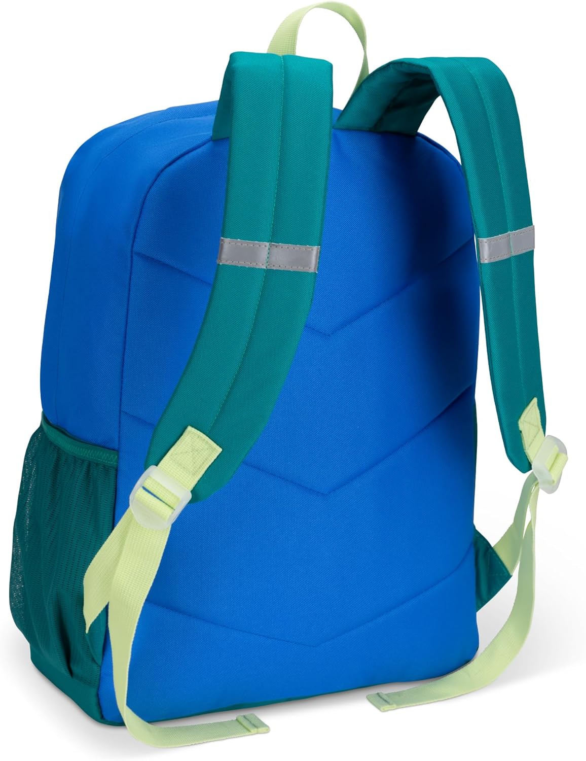 Roots Kids Lightweight Backpack — Made from 100% Recycled Fabrics with Rain Flap, Bottle Pocket, Reflective Accent, and Back Padding — 22.5 litres, Pink & Purple - PuriLite