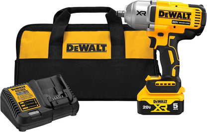 DEWALT 20V MAX XR Impact Wrench, 1/2 In Cordless, High Torque, 4 Speed Precision Mode, Tool Only (DCF900B) - PuriLite
