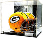 Football Basketball Helmet Sneakers Memorabilia Dustproof Acrylic Display Case Showcase Box UV Protection Mirror Riser - PuriLite