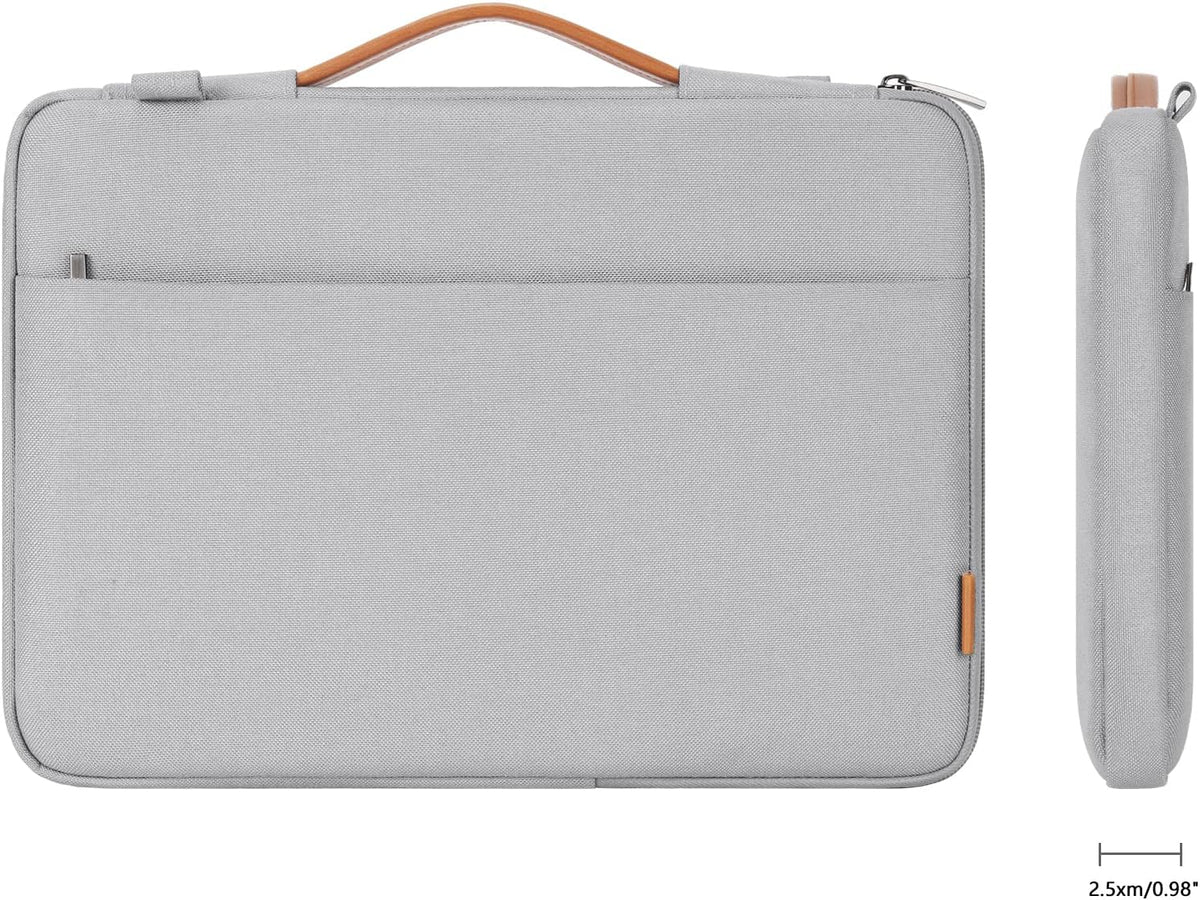 DOMISO 15.6 Inch Laptop Bag Cover Waterproof Shockproof Notebook Sleeve Case Shoulder Bag Protective Cover for 15.6" HP 15/ThinkPad E575/Lenovo IdeaPad S510,Black - PuriLite