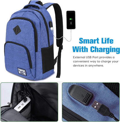 Backpack for Teen Girls,Boys School Backpack for Women with USB,College Backpack,Big Flower - PuriLite