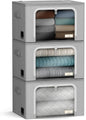 Purilite Select Storage Bins – Foldable Stackable Container Organizer - PuriLite