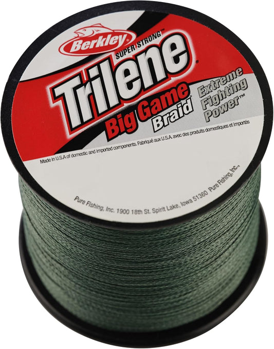 Trilene Big Game Braid-Quarter Spools-Lo-Vis Green-20lb - PuriLite