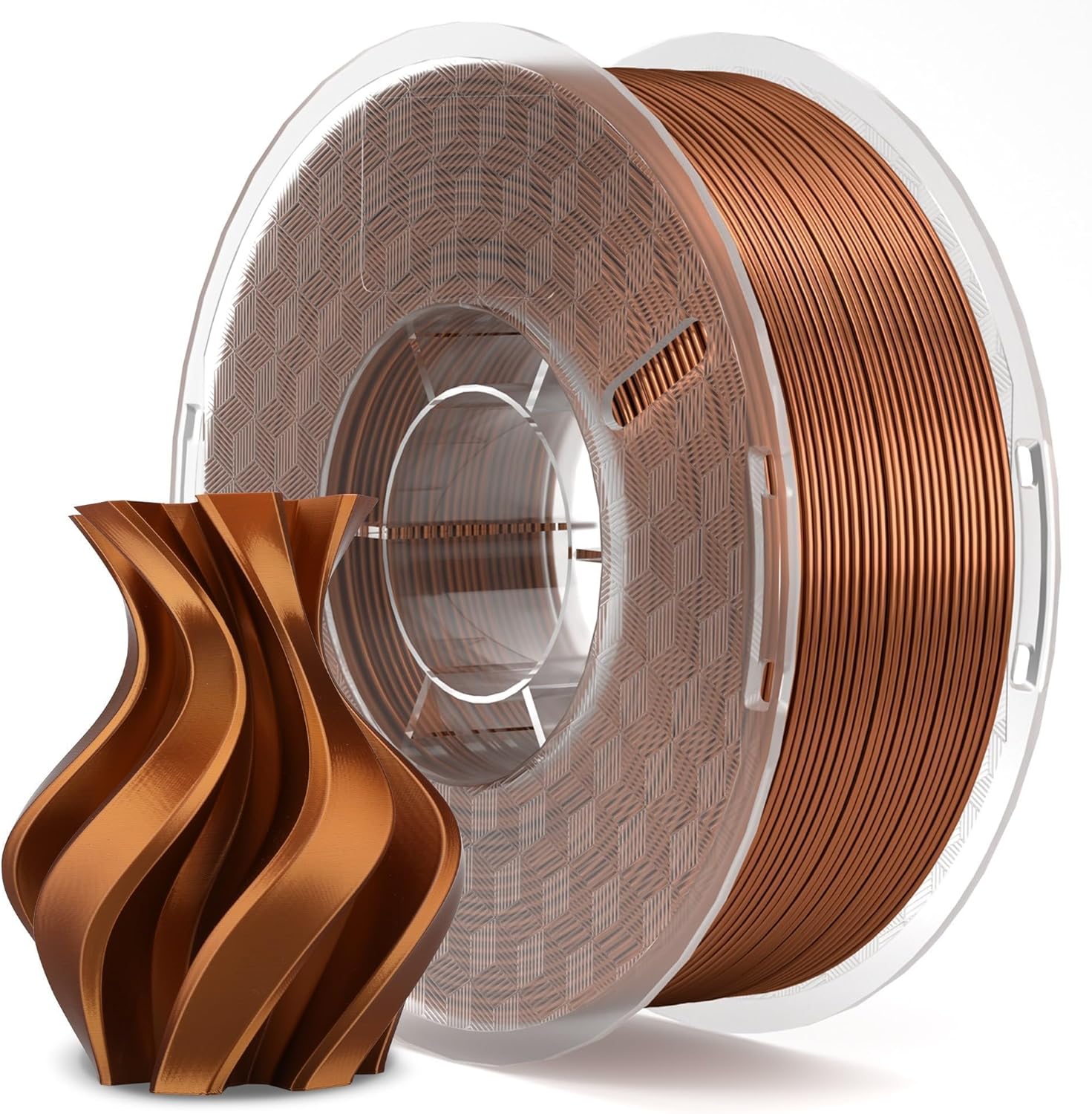 ELEGOO PLA+ Filament 1.75mm Black 4KG, PLA Plus 3D Printer Filament, Dimensional Accuracy +/- 0.02 mm, Tough & High Strength, Fit for Most FDM Printers(1KG/Spool, 2.2 lbs) - PuriLite