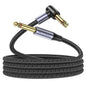 MOSWAG Guitar Cable 10 Ft, 1/4 Inch Right Angle Instrument Cable, Electric Guitar Cord, 1/4 Inch TS Electric Guitar Amp Cord Compatible Bass Guitar, Electric, Bass, Amplifier - PuriLite