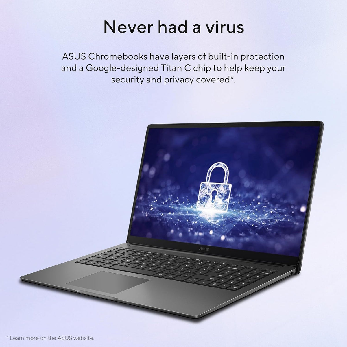 ASUS Chromebook Plus CX15, 15.6” 16:9 FHD (1920 x 1080) Anti-Glare Display, Intel® Core™ 3-N355 Processor, 128GB Storage, 8GB RAM, ChromeOS, Rock Grey, CX1505CTA-AS31-CB - PuriLite