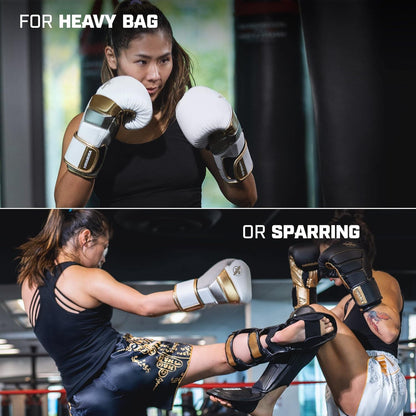 Hayabusa T3 Boxing Gloves for Men and Women Wrist and Knuckle Protection, Dual-X Hook and Loop Closure, Splinted Wrist Support, 5 Layer Foam Knuckle Padding - PuriLite