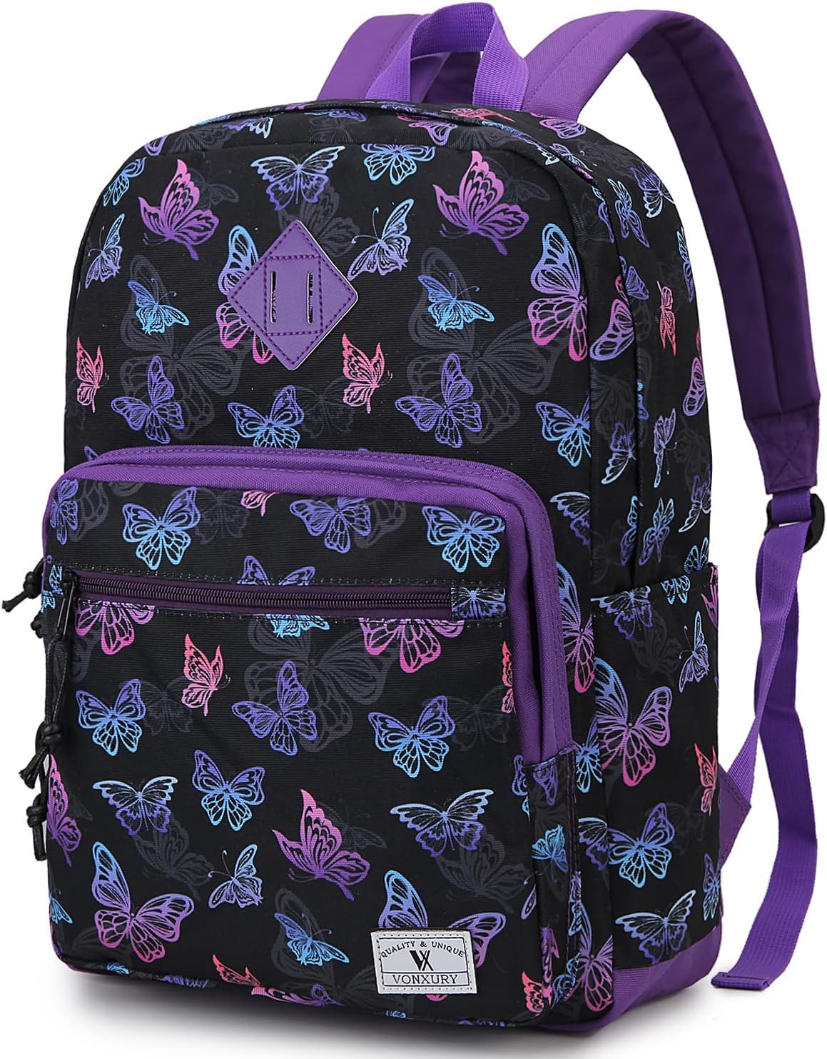 School Backpack for Kids,Lightweight Water Resistant Work Travel Backpack for Women Men Teens VONXURY - PuriLite