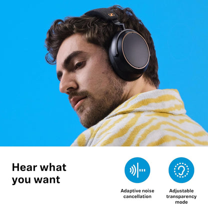 Sennheiser Consumer Audio Momentum 4 Wireless Headphones - Bluetooth Headset for Crystal-Clear Calls with Adaptive Noise Cancellation, 60h Battery Life, Customizable Sound - Pride - PuriLite