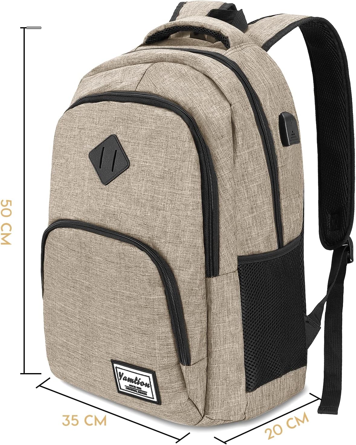 Backpack for Teen Girls,Boys School Backpack for Women with USB,College Backpack,Big Flower - PuriLite