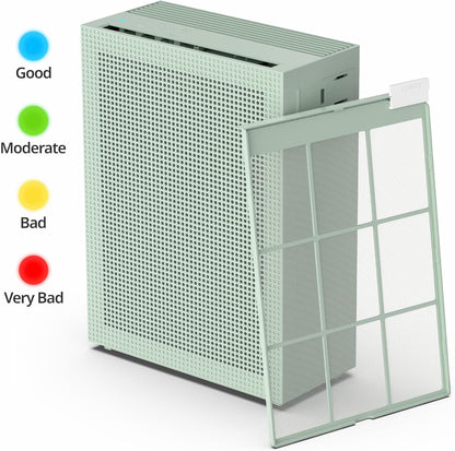 Coway Airmega 150 True HEPA Air Purifier with Air Quality Monitoring, Auto Mode, Filter Indicator, Dove White - PuriLite