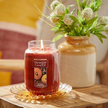 Yankee Candle Scented Candle, Sage & Citrus, Original Large Jar Candle, 110-150 Hours of Burn Time, 22 oz. - PuriLite