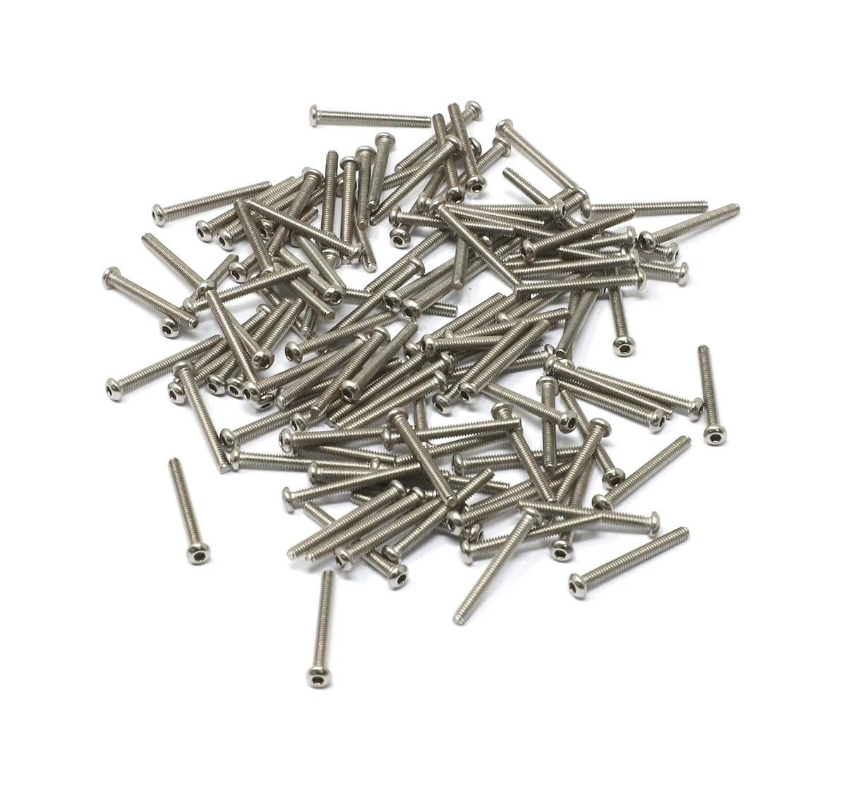 iexcell 50 Pcs M6 x 20mm Thread Pitch 1 mm Stainless Steel 304 Hex Socket Button Head Cap Screws Bolts Kit - PuriLite