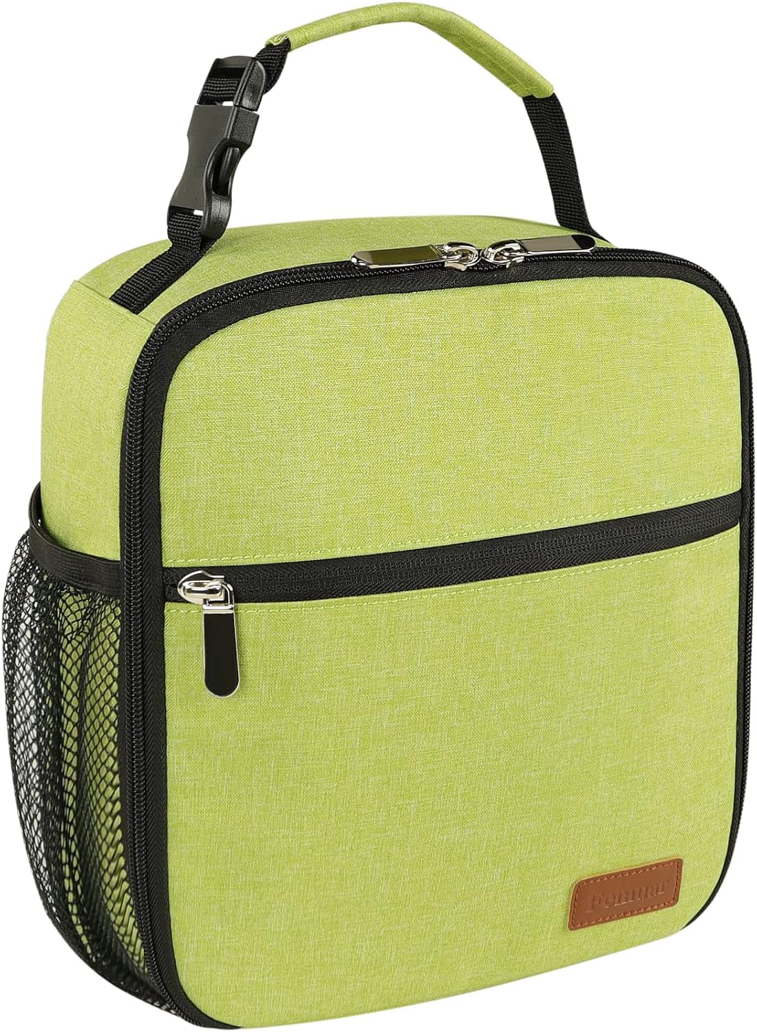 Lunch Box for Men Women Adults Small Lunch Bag for Office Work Picnic - Reusable Portable Lunchbox, Black - PuriLite