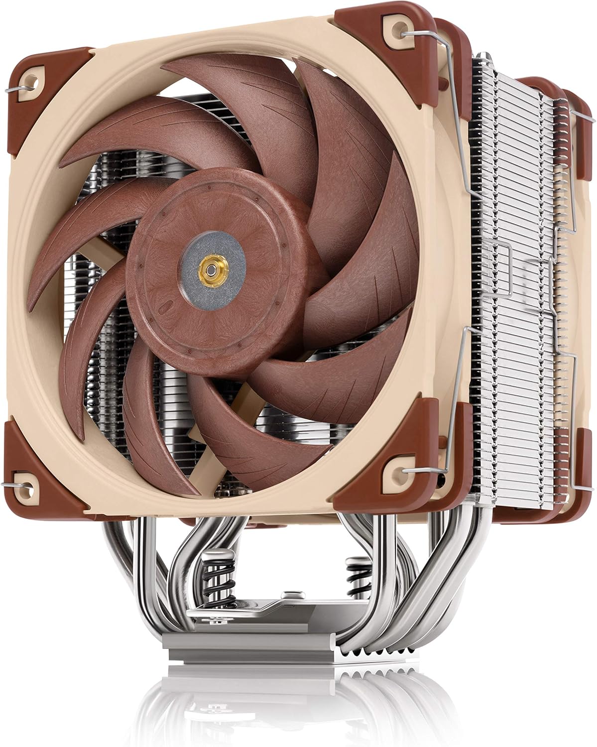 Noctua NH-U12A, Premium CPU Cooler with High-Performance Quiet NF-A12x25 PWM Fans (120mm, Brown) - PuriLite