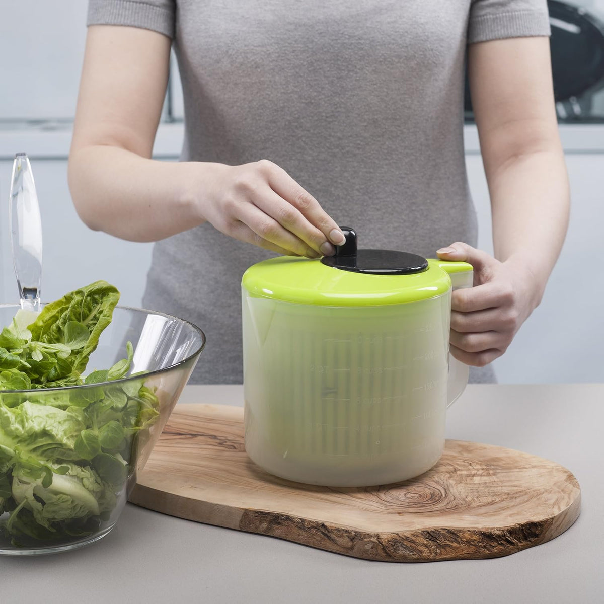 Zeal J259G Salad Spinner, Green - PuriLite