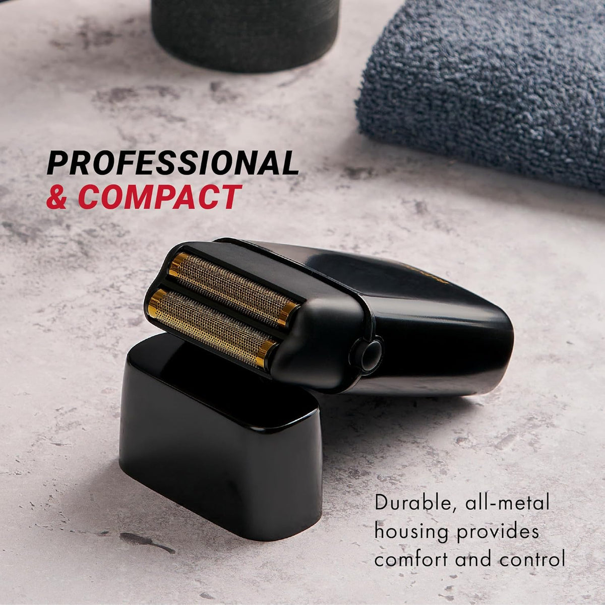 BaBylissPRO FoilFX Cord Cordless Metal Double Foil Shaver - PuriLite