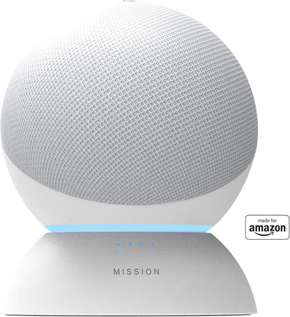 Battery Base in Black, for Echo (4th generation). Not compatible with previous generations of Echo or Echo Dot (1st Gen, 2nd Gen, or 3rd Gen). - PuriLite